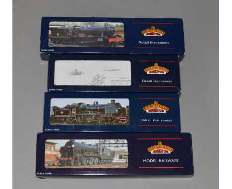 OO Gauge. Bachmann. 4 x locomotives. LNER J39 No. 1856, BR N class L/Crest No. 31401, BR Lord Nelson class E/Crest "Lord Nels