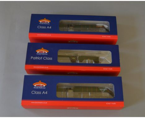 OO Gauge. Bachmann. 3 x DCC ready locomotives. BR A4 class "Dwight D Eisenhower", BR Patriot class "Home Guard" & BR A4 class