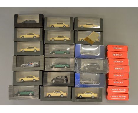 8 Eligor Renault Voiture A Turbine models, boxed together with 18 Mercedes Benz models, cased (26)