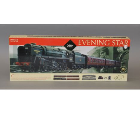 OO Gauge. Hornby for M&S Evening Star train set, complete VG/E boxed.