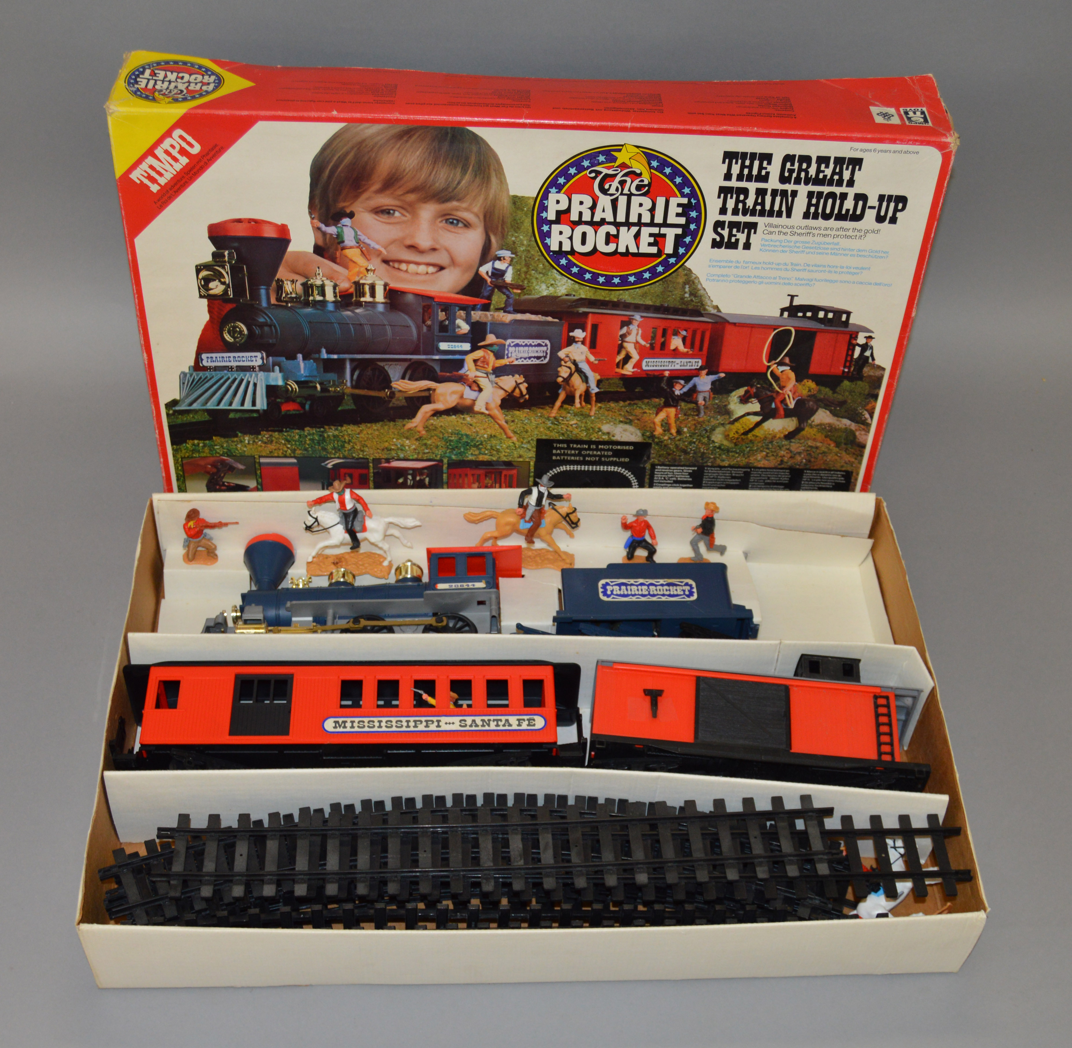 timpo prairie rocket train set