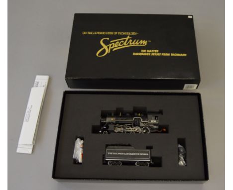 H0 scale. Bachmann Spectrum. Baldwin 2-8-0 consolidation. 9700 The Balwin Locomotive Work. VG/E in VG box