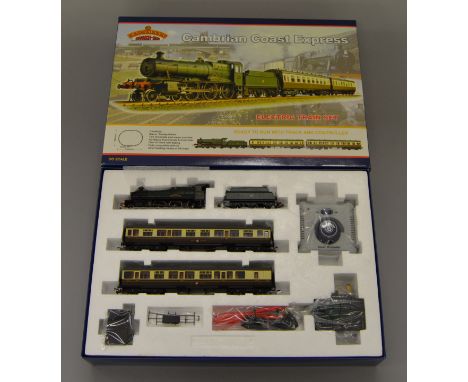 OO Gauge. Bachmann "Cambrian Coast Express" train set. E boxed.
