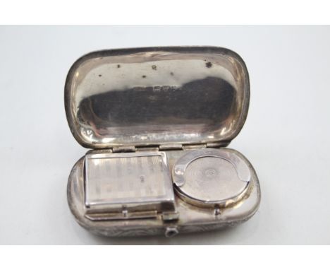 .925 sterling sovereign &amp; stamp case 