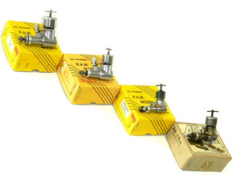 Modern P.A.W. Model Diesel Engines and boxes – 06, 1.49 (x2), 15: PAW 06 1.00cc (stunt) Diesel engine in pristine ex-works co