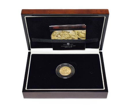 George V, Gold Sovereign 1918I (Bombay Mint), only sovereigns of this date were ever struck at the Bombay Mint; with certific
