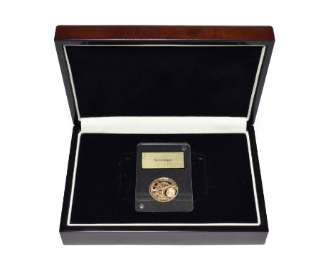 Gibraltar, 'Remembrance 100' Gold Proof Sovereign 2019 struck to commemorate the centenary of the first Remembrance Day, Nove