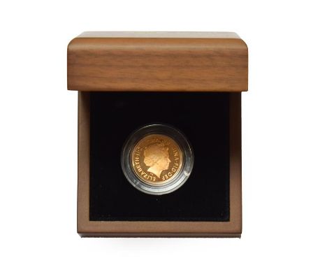 Elizabeth II, 2010 Proof Sovereign. Obv: Fourth portrait right. Rev: St. George and the dragon. Proof FDC. Complete with Roya