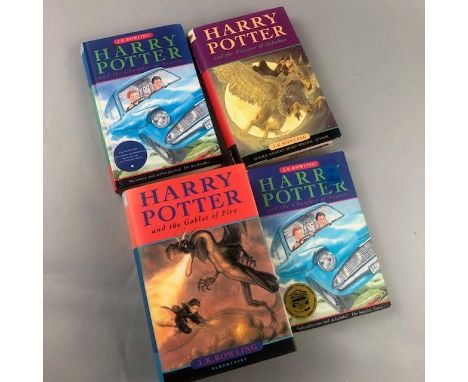 ROWLING, J.K. HARRY POTTER AND THE GOBLET OF FIRE, first edition, hardback, along with two copies of Harry Potter and the Cha