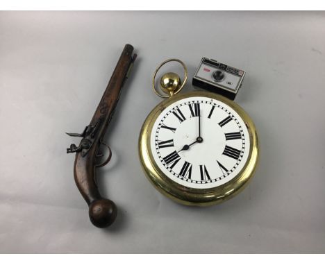 KODAK INSTAMATIC CAMERA, along with a collection of items including trinket boxes, pair of brass vases, a brass clock modelle