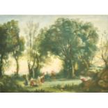 After Corot, 'Une Matinee La Danse des Nymphes', colour mezzotint, signed in pencil, 14.5" x 20".