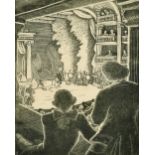 Gwen Raverat (1885-1957) British, 'The Dwarf', wood engraving, label and catalogue description
