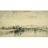 Sidney Mackenzie Litten, 'Eilen Marken' Netherlands, etching, signed in pencil and numbered, label