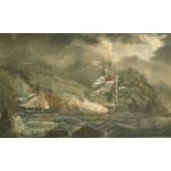 Robert Pollard, after Nicholas Pocock, HMS Mermaid run aground in the chase of the French Corvette