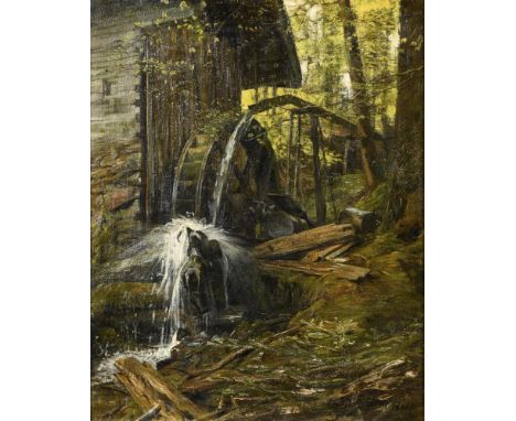                     REIFFENSTEIN,             Leo(1856 Wien - Salzburg 1924)    MühleÖl/Leinwand. Rechts unten signiert. 1896