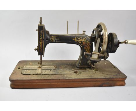A Vintage Manual Sewing Machine for Restoration 