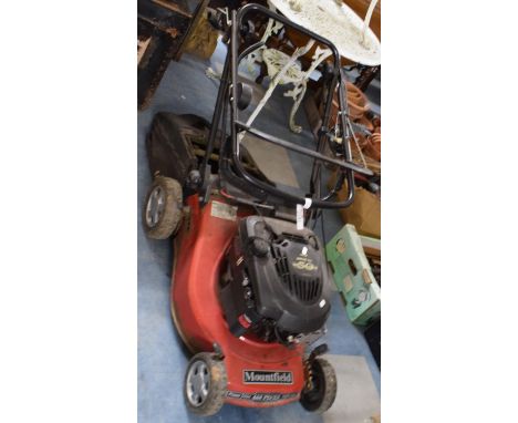 A Mountfield Power Drive 46cm Rotary Petrol Lawn Mower, No.460PD-ES with Briggs and Stratton Engine 