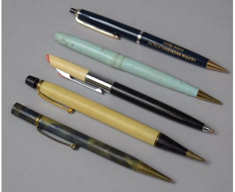 A Collection of Five Various Vintage Ballpoint Pens 