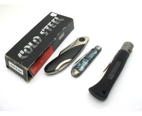 Richards of Sheffield Single Blade Pocket Knife, 8cm closed length; Puma Protector Germany Single Blade, compound scales, 11.