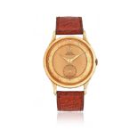 Y OMEGA, A GOLD COLOURED WRISTWATCH