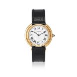 CARTIER, VENDÔME, A GOLD COLOURED WRISTWATCH