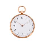 BREGUET, A GOLD OPEN FACE POCKET