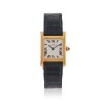 CARTIER, TANK NORMALE, REF. 7574, AN 18 CARAT GOLD WRISTWATCH