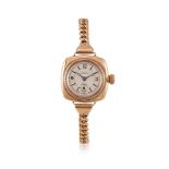 ROLEX, OYSTER UNICORN, REF. 274.789, A 9 CARAT GOLD BRACELET WATCH