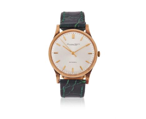 INTERNATIONAL WATCH CO. (I.W.C) A GOLD COLOURED WRISTWATCH, NO. 13209, CIRCA 1960Movement: Cal. 853, automatic, 21 jewels Cas