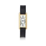 CARTIER, TANK ALLONGÉE, REF. 9611, AN 18 CARAT GOLD WRISTWATCH