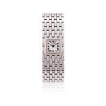 Y CARTIER, PANTHÈRE RUBAN, REF. 2420, A LADY'S STAINLESS STEEL BRACELET WATCH