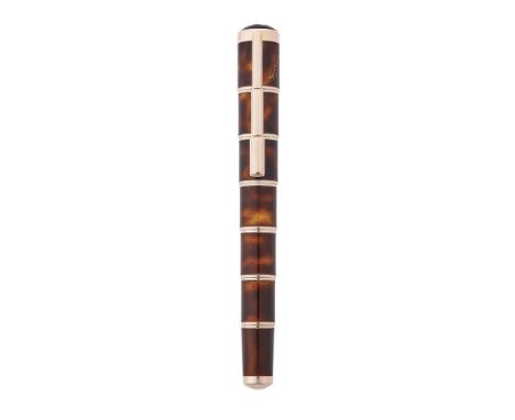MONTBLANC, WRITERS EDITION, MIGUEL DE CERVANTES  A LIMITED EDITION FOUNTAIN PEN, NO. 11287/17000, 2005  Cap and Barrel: Stepp