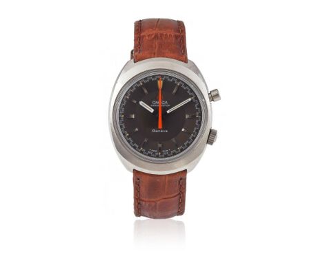 OMEGA, CHRONOSTOP, REF. 145.009 A STAINLESS STEEL CHRONOGRAPH WRISTWATCH, CIRCA 1970Movement: Cal. 855, manual wind chronogra