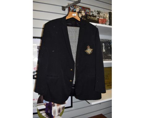 A vintage Hardy Amibs for Hepworths blazer, possibly RAF insignia to pocket and a Pair of trousers.