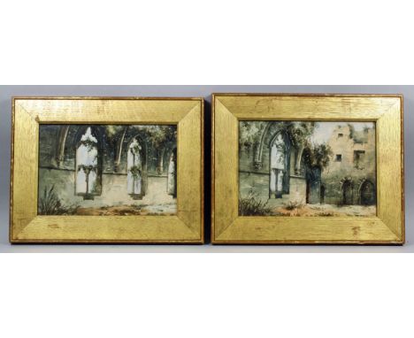 Charles Tattershall Dodd (1815-1878) - Pair of watercolours - "The Old Palace, Mayfield", each 11.25ins x 10.25ins, apparentl