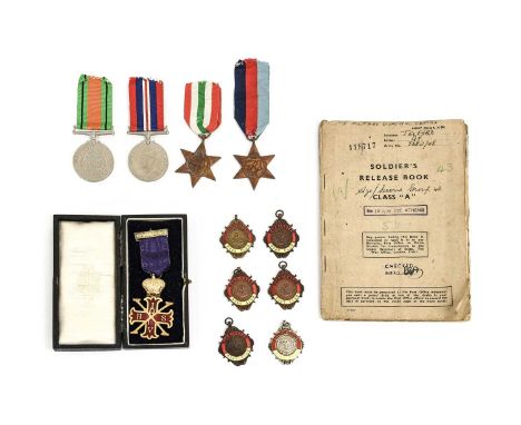 A Second World War Group of Four Medals, awarded to 5682748 Private George Thomas Telford, Somerset Light Infantry, comprisin