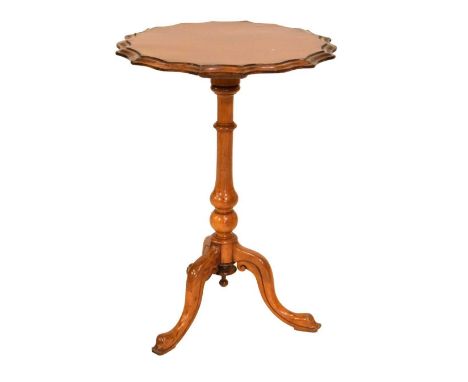 19th Century tripod occasional table, 51cm x 73cm high