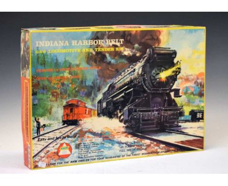 Italian made Rivarossi Indiana Harbour Belt 0.8.0. locomotive and tender kit, unused with instruction manual