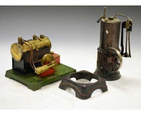 Latima productions plane model L.5. stationary steam engine, boxed, together with a loose engine