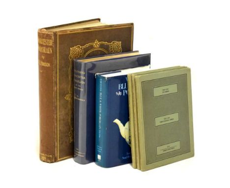 Books - Quantity of textbooks to include; Worcester porcelain, Sotheby &amp; Co catalogues etc.