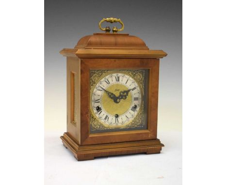 German Schatz three-train mantel clock, 28cm high approx. 