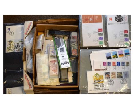 Quantity of GB and World stamps to include First Day covers etc