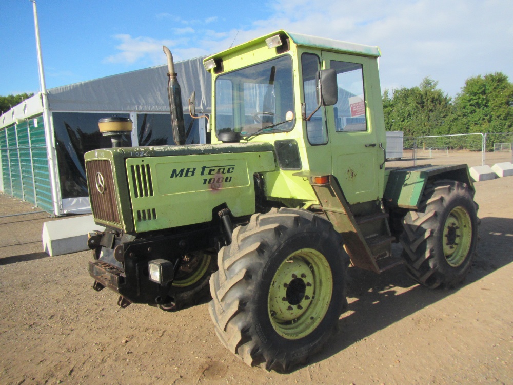 MB Trac 1000 with Cummins Engine, PTO Linkage, PUH, 16.9-26 Tyres Reg ...