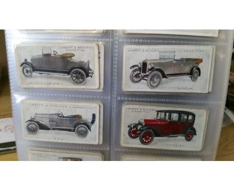 MOTORING, selection, inc. complete (8), Lambert &amp; Butler Motor Cars 1st &amp; 2nd, Soiree Motor Cars, Morning Foods Moder