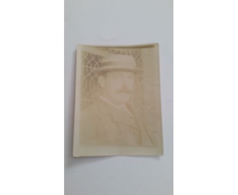 CRICKET, original sepia photo, showing William Newham h/s, from Gentlemen v Players match at Hastings Cricket Festival, Septe
