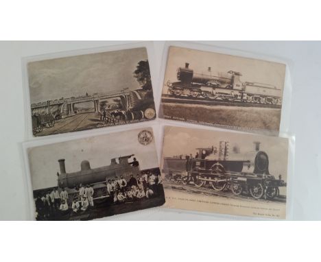POSTCARDS, railway selection, inc. trains, bridges, interiors, tunnels etc; Great Western Express, Compound Express Engine, S