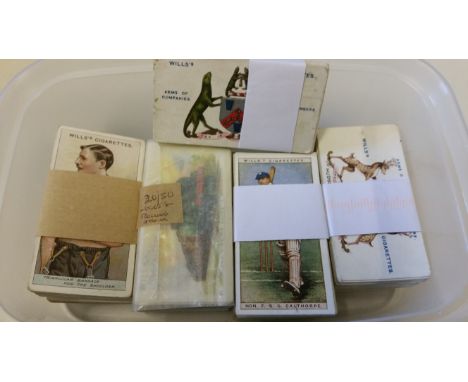 WILLS, part sets, inc. Musical Celebrities (47), Locomotives (20), First Aid (43) etc., FR to VG, 280*