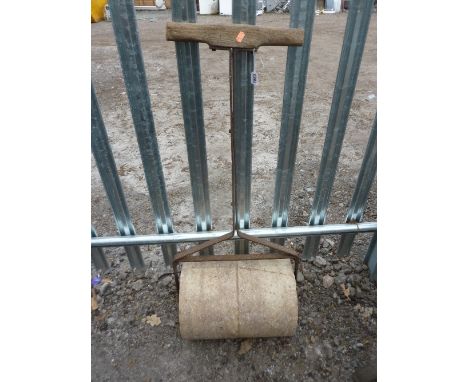 A CONCRETE GARDEN ROLLER