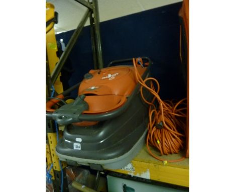 A FLYMO VISION COMPACT 350 ELECTRIC GARDEN MOWER