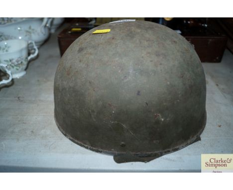 A military helmet
